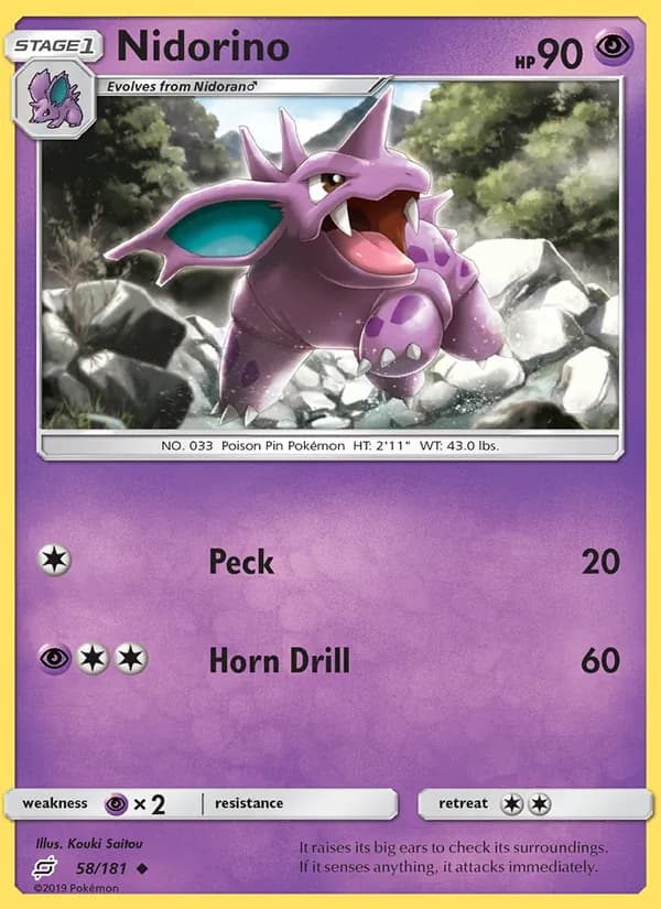 Nidorino — Team Up #58