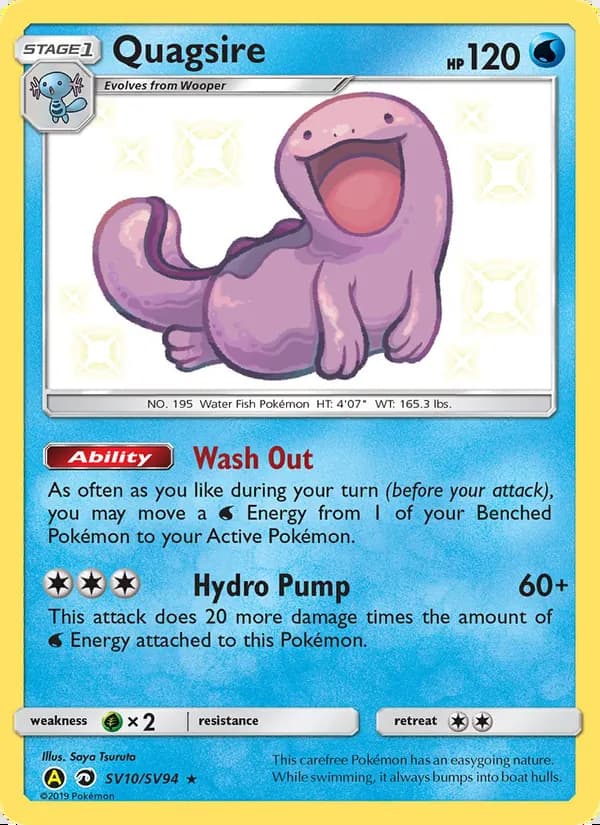 Quagsire — Hidden Fates Shiny Vault #SV10