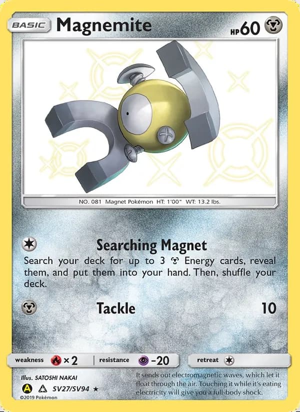 Magnemite — Destinos Ocultos Tesoro Brillante #SV27