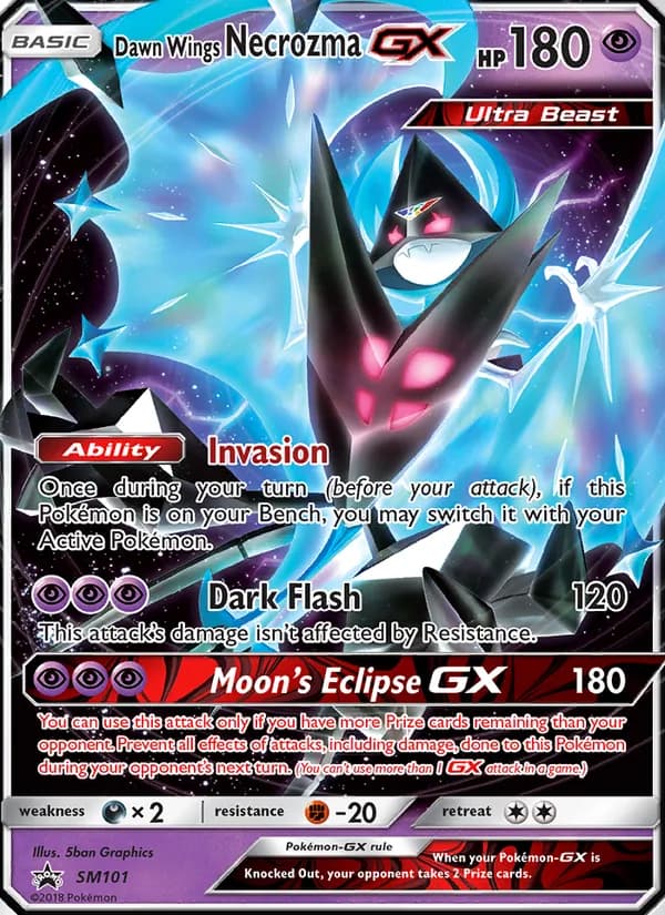 Necrozma Alas del Alba GX — SL Cartas de promoción #SM101
