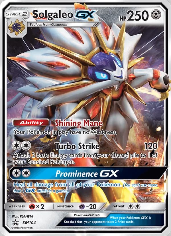 Solgaleo GX — SM Black Star Promos #SM104