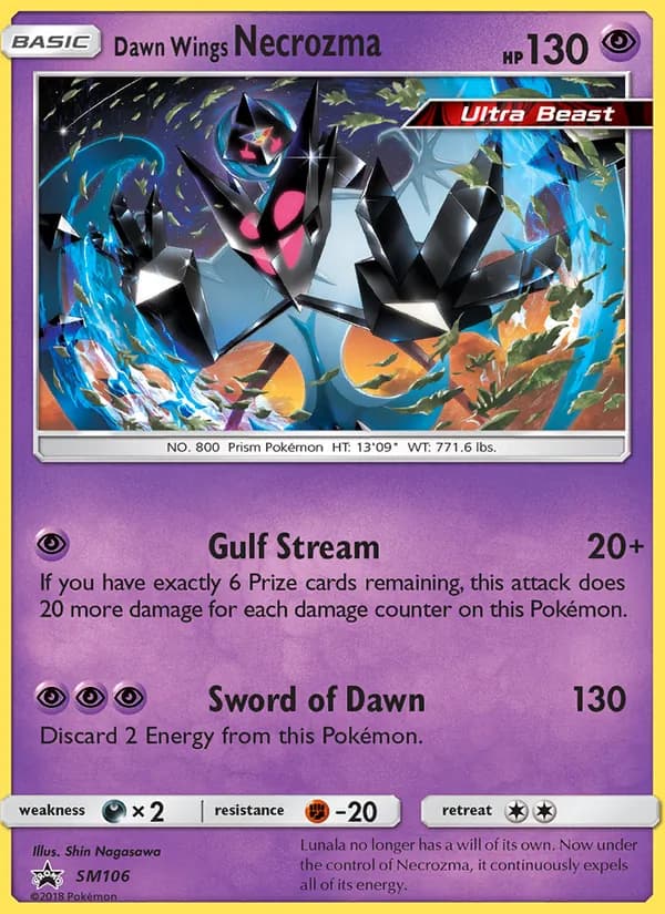 Necrozma Alas del Alba — SL Cartas de promoción #SM106
