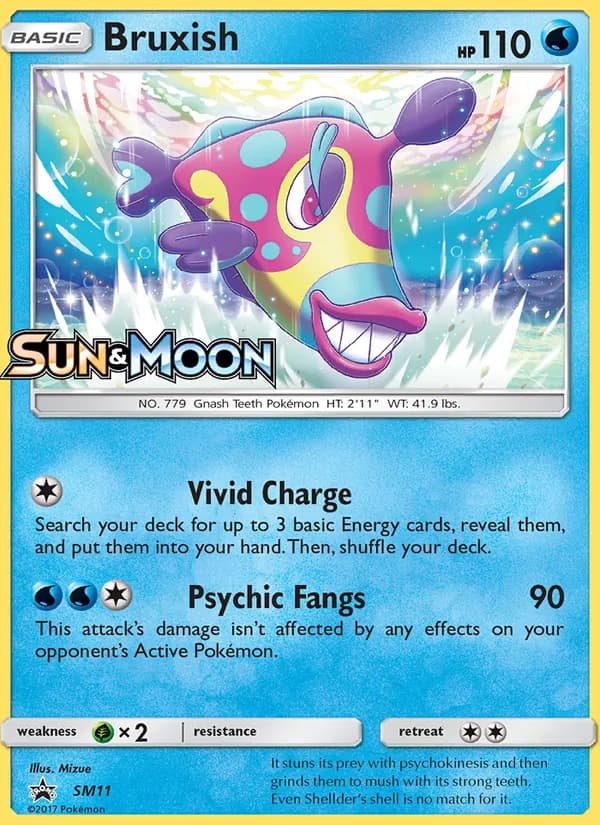 Bruxish — SL Cartas de promoción #SM11