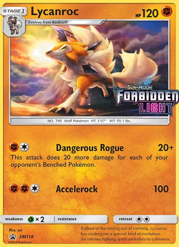 Lycanroc — SL Cartas de promoción #SM118