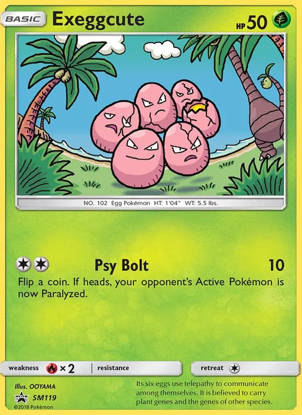 Exeggcute — SM Black Star Promos #SM119