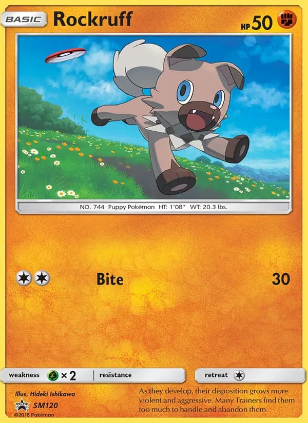 Rockruff — SM Black Star Promos #SM120