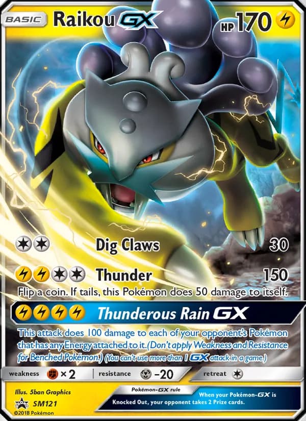 Raikou GX — SM Black Star Promos #SM121