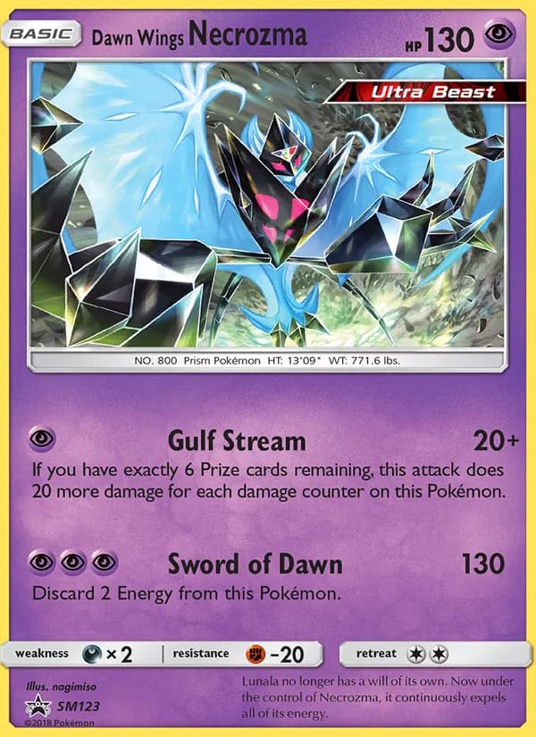 Necrozma Alas del Alba — SL Cartas de promoción #SM123