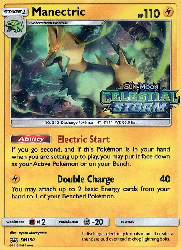 Manectric — SL Cartas de promoción #SM130
