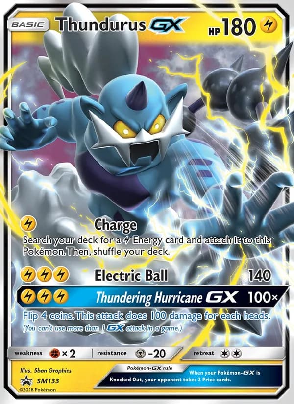 Thundurus GX — SL Cartas de promoción #SM133