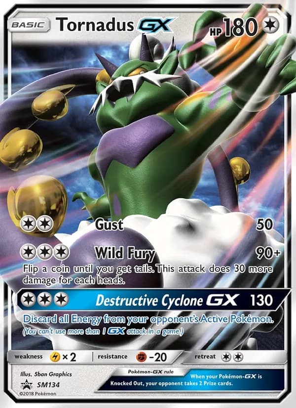 Tornadus GX — SL Cartas de promoción #SM134