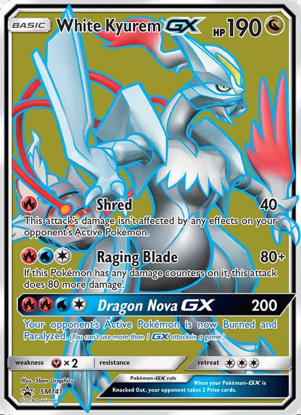 White Kyurem GX — SM Black Star Promos #SM141