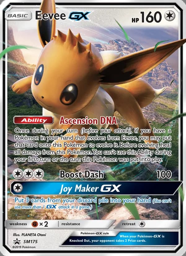 Eevee GX — SL Cartas de promoción #SM175
