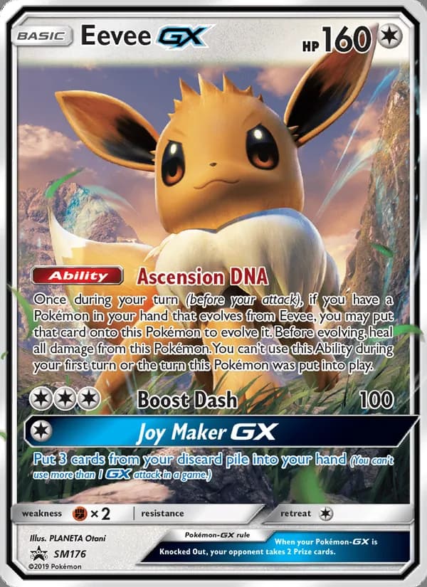 Eevee GX — SL Cartas de promoción #SM176