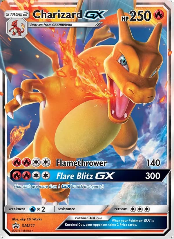 Charizard GX — SM Black Star Promos #SM211