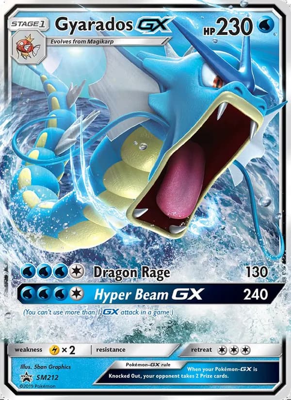Gyarados GX — SL Cartas de promoción #SM212