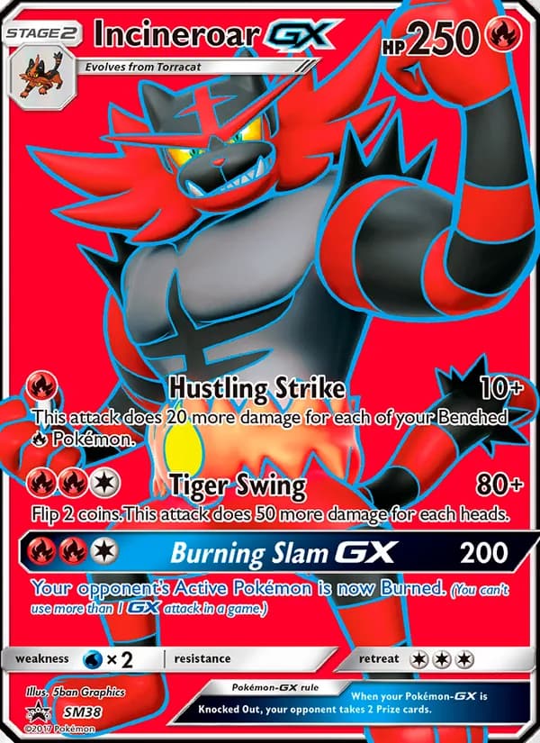 Incineroar GX — SM Black Star Promos #SM38