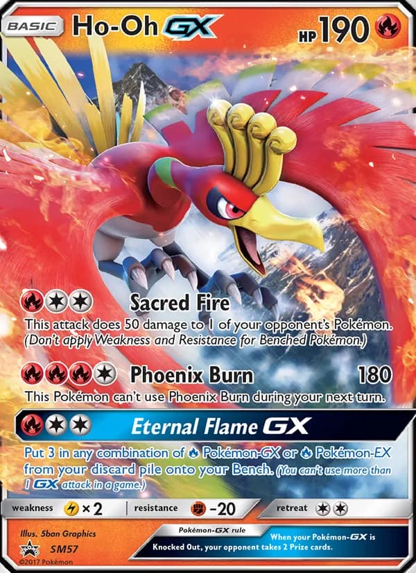 Ho-Oh GX — SM Black Star Promos #SM57