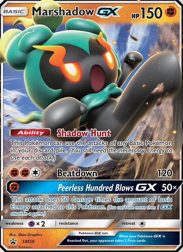 Marshadow GX — SL Cartas de promoción #SM59