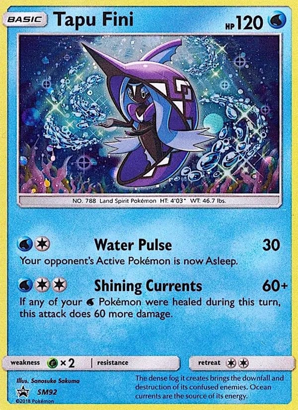 Tapu Fini — SL Cartas de promoción #SM92
