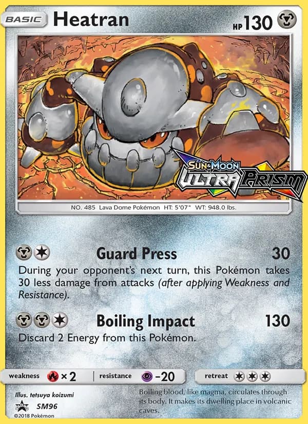 Heatran — SL Cartas de promoción #SM96