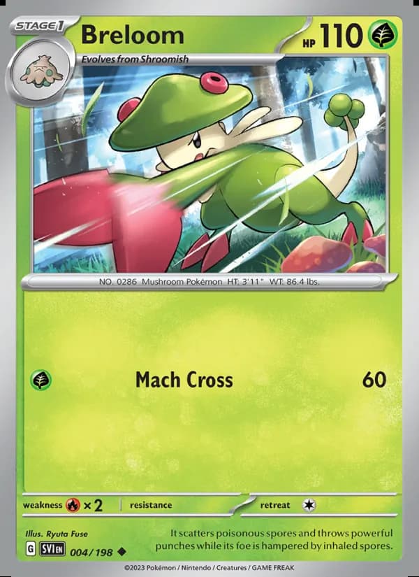 Breloom — Scarlet & Violet #004