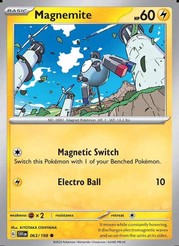 Magnemite — Scarlet & Violet #063