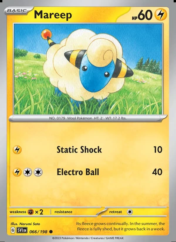 Mareep — Scarlet & Violet #066