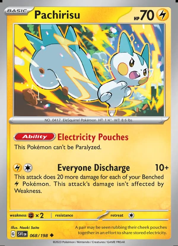 Pachirisu — Scarlet & Violet #068