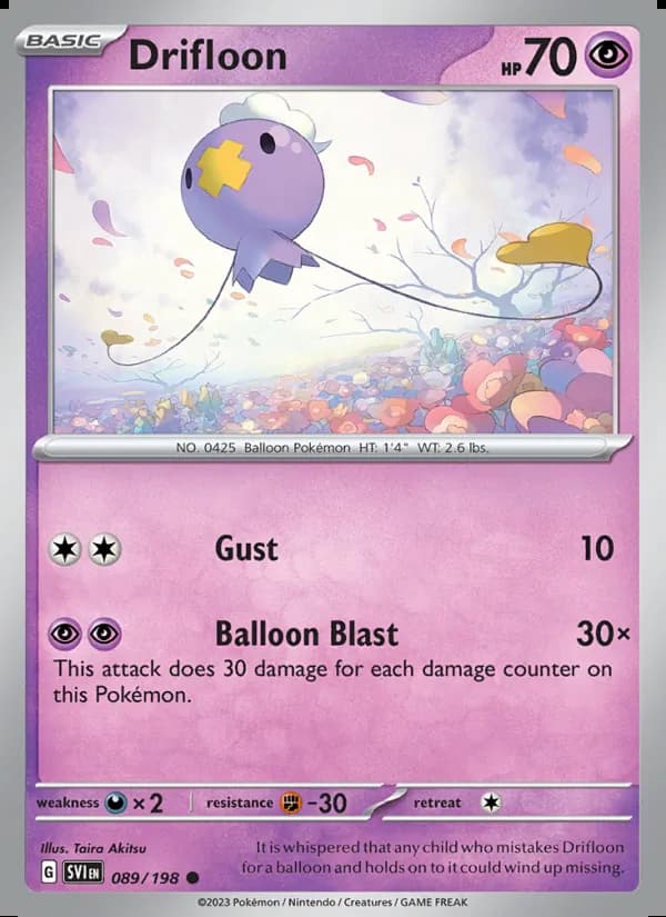 Drifloon — Scarlet & Violet #089