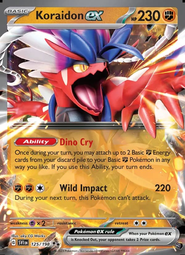 Koraidon ex — Scarlet & Violet #125