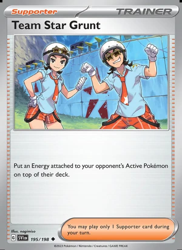 Team Star Grunt — Scarlet & Violet #195