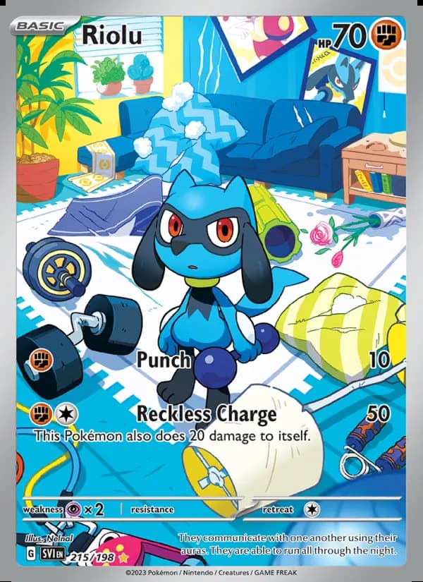 Riolu — Scarlet & Violet #215