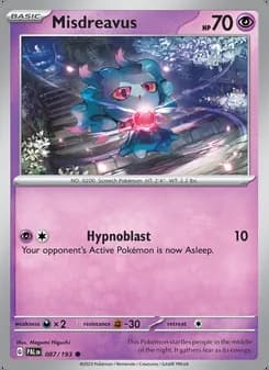 Misdreavus — Paldea Evolved #087