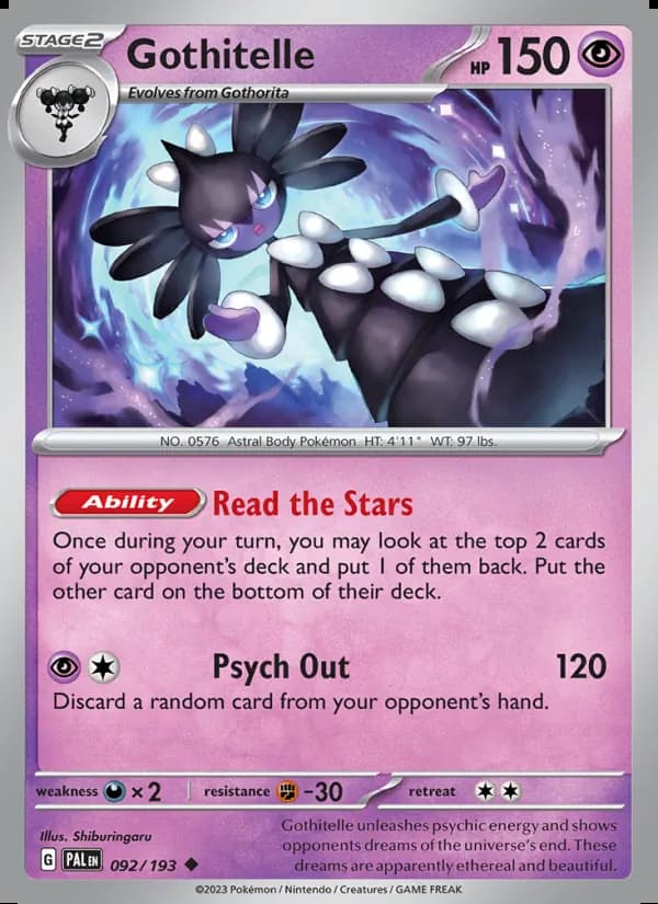 Gothitelle — Paldea Evolved #092