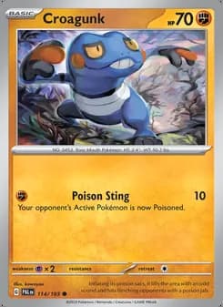 Croagunk — Paldea Evolved #114