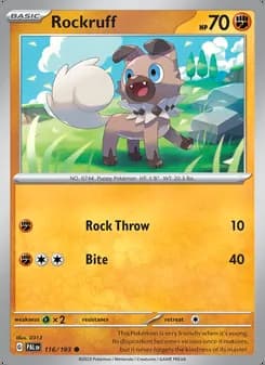 Rockruff — Paldea Evolved #116