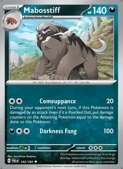 Mabosstiff — Paldea Evolved #143