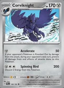 Corviknight — Paldea Evolved #148