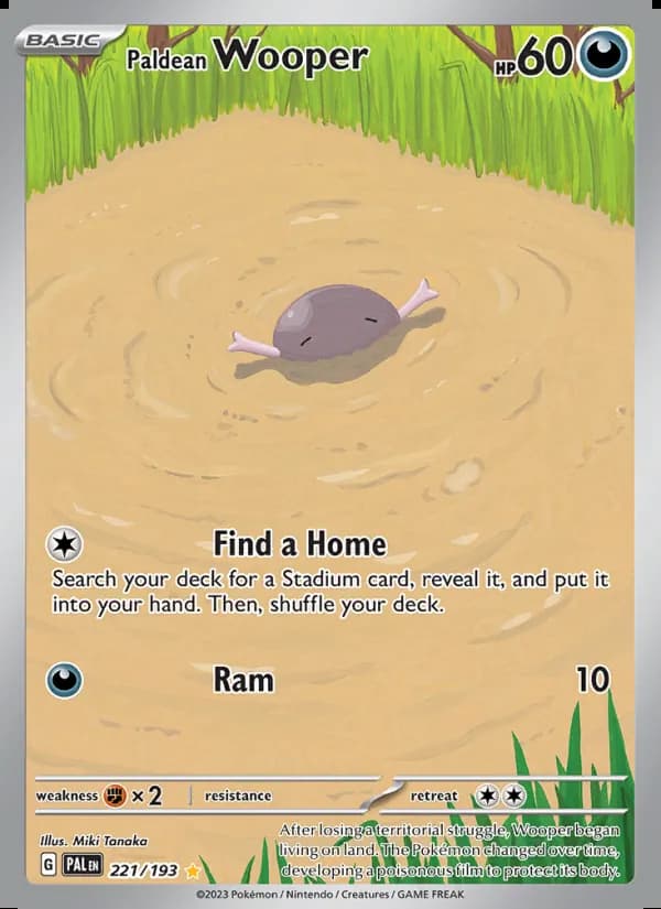 Paldean Wooper — Paldea Evolved #221