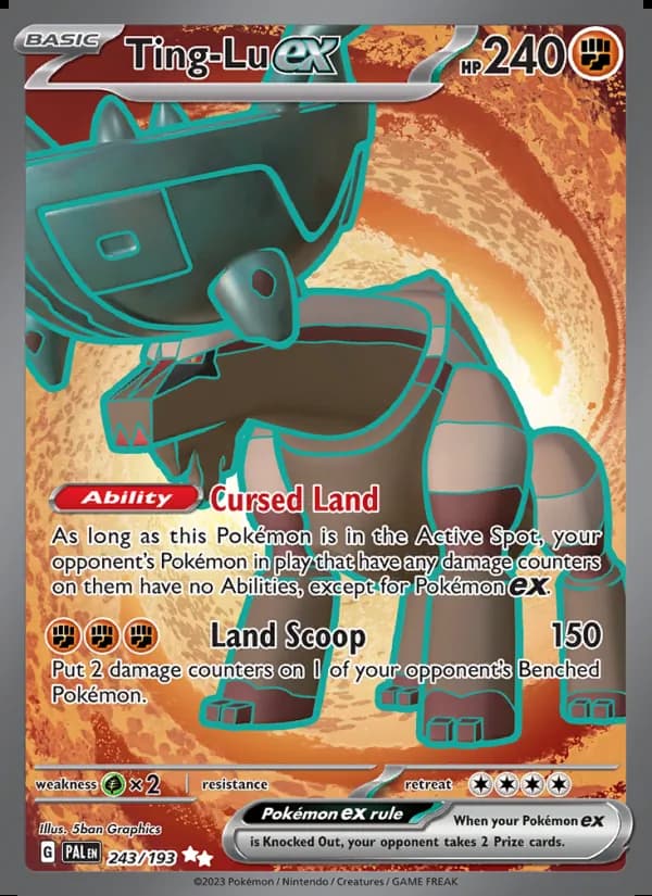Ting-Lu ex — Paldea Evolved #243