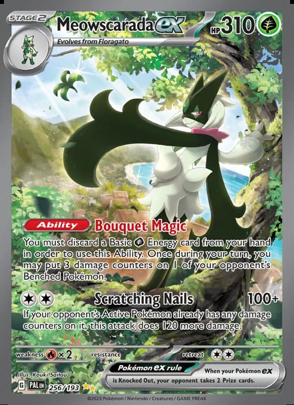 Meowscarada ex — Paldea Evolved #256