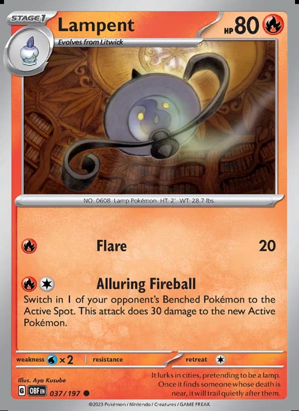 Lampent — Obsidian Flames #037
