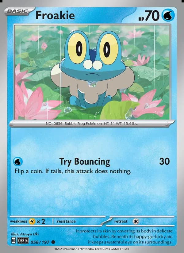 Froakie — Obsidian Flames #056