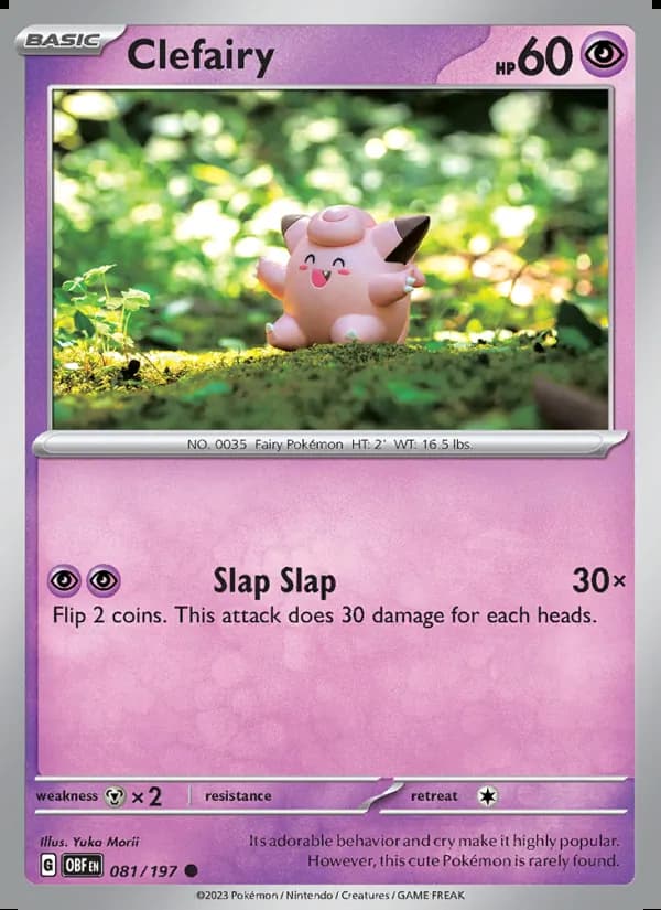 Clefairy — Obsidian Flames #081