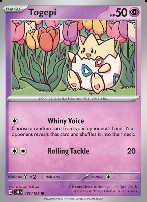 Togepi — Obsidian Flames #083