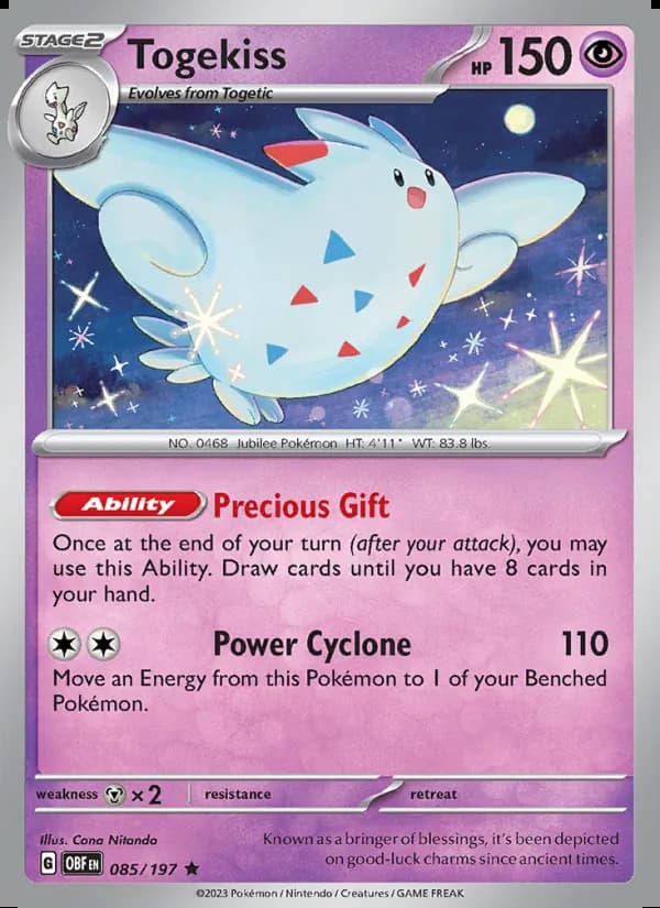Togekiss — Obsidian Flames #085