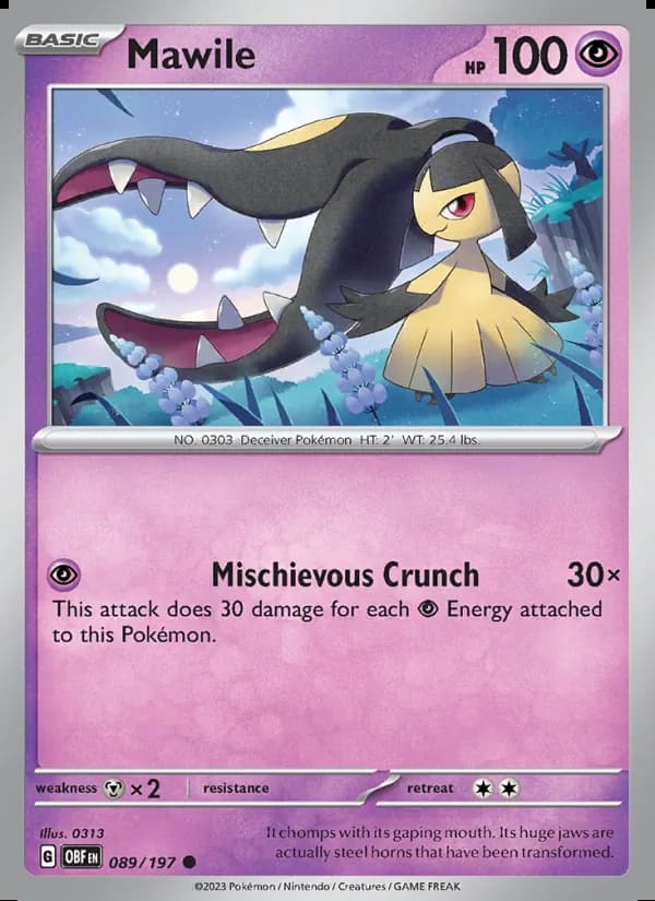 Mawile — Obsidian Flames #089