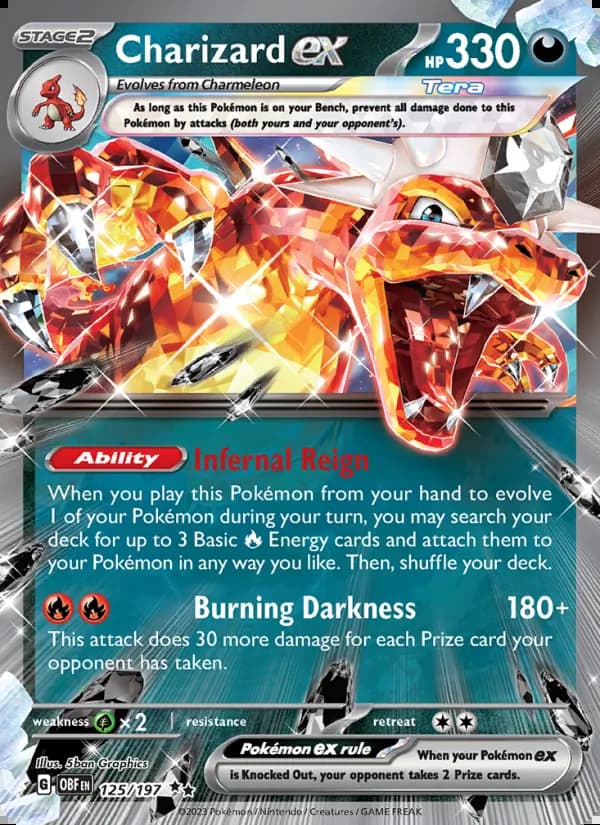 Charizard ex — Obsidian Flames #125