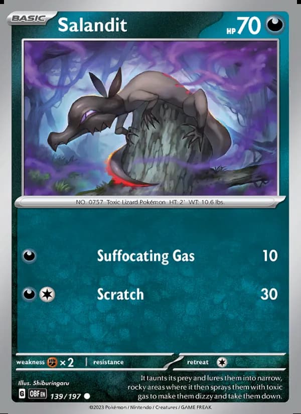 Salandit — Obsidian Flames #139